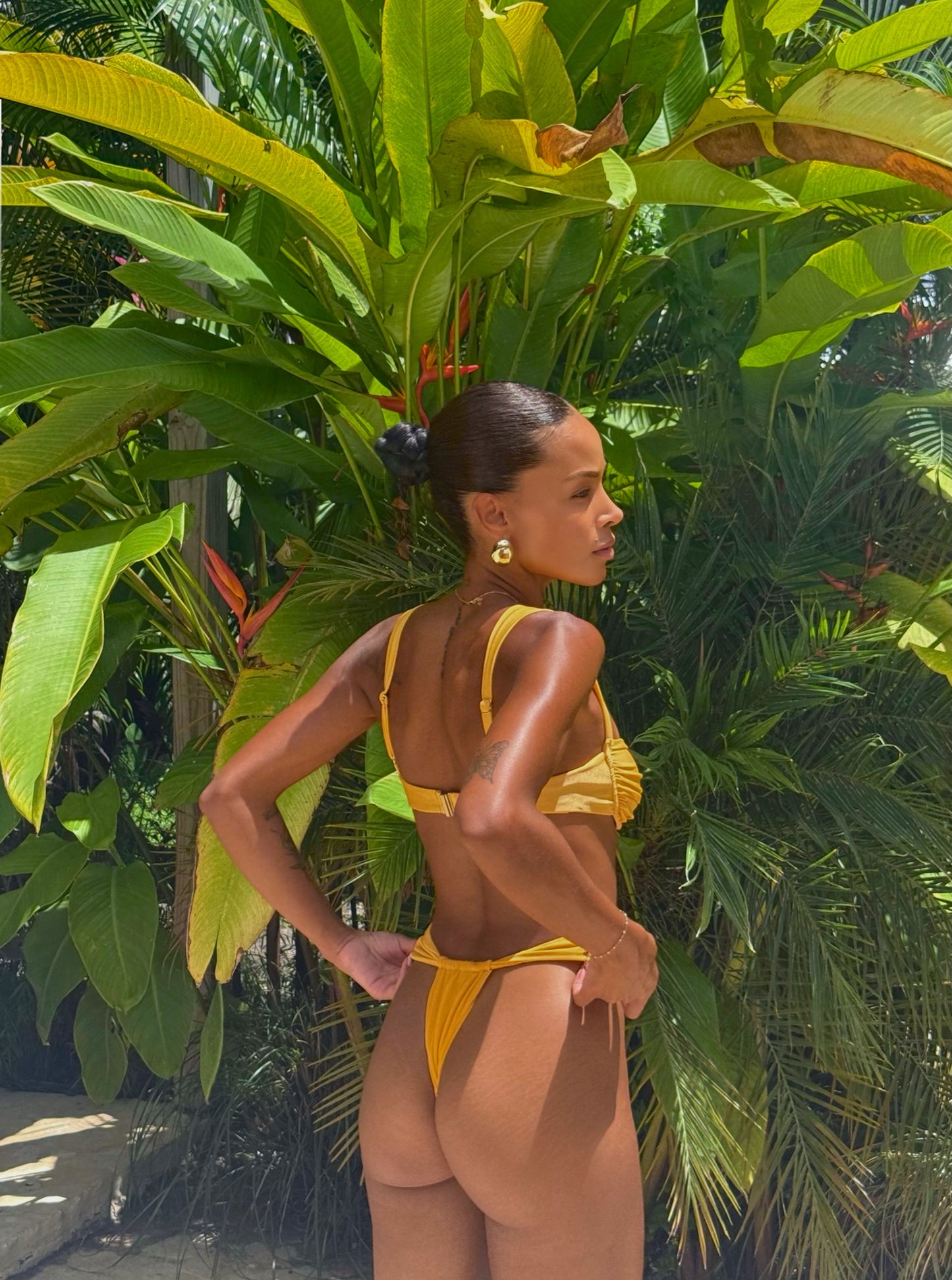 Aura Bottom in Golden Yellow